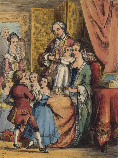 Rodina Jiřího III od John Franklin