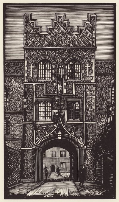 Cambridge: (dřevoryt) od John Frederick Greenwood
