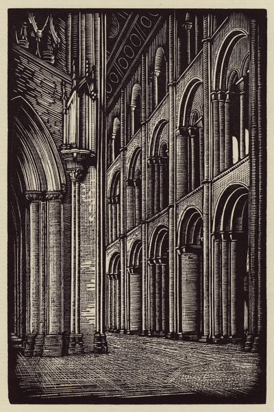 Elyská katedrála: (dřevoryt) od John Frederick Greenwood