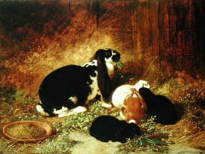 Šťastná rodina (olej na plátně) od John Frederick Herring Senior