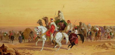 Arabská karavana od John Frederick Herring Senior