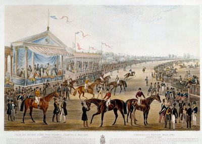 Prix du jockey club a Chantilly v roce 1841 Tisk John Frederick Herring (1795-1865) od John Frederick Herring Senior
