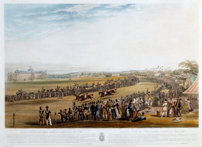 Zvláštní cena 5000 franků pro Chantilly v roce 1841 Tisk John Frederick Herring (1795-1865) (ec.engl.) 1841 Soukromá sbírka od John Frederick Herring Senior
