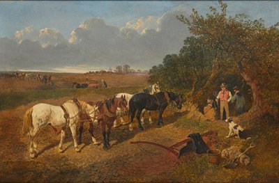 Odpočinek týmu (olej na plátně) od John Frederick Jr. Herring