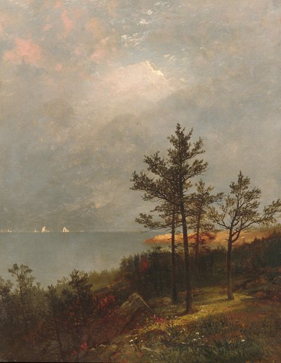 Blížící se bouře nad průlivem Long Island Sound od John Frederick Kensett