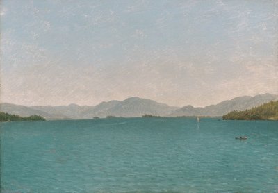 Lake George, bezplatné studium od John Frederick Kensett