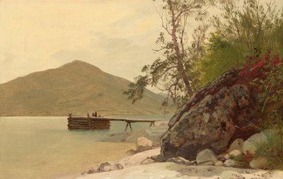 Vylodění na Sabbath Day Point, asi 1853 (olej na plátně) od John Frederick Kensett