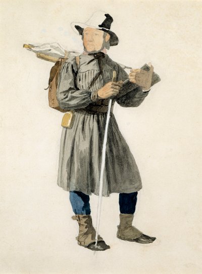 Stojící umělec od John Frederick Kensett