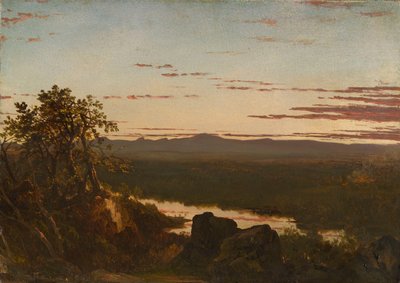 Krajina při západu slunce od John Frederick Kensett
