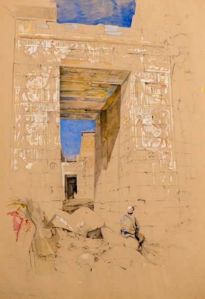 Část Propylonu Philae od John Frederick Lewis