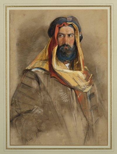 Studie arabského šejka od John Frederick Lewis