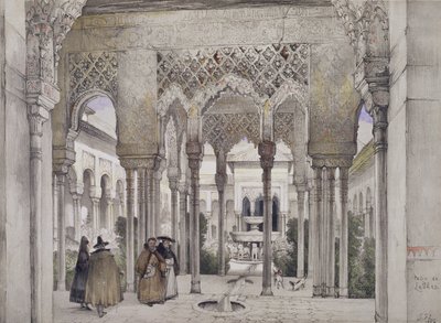 Dvůr lvů (Patio de los Leones), z 