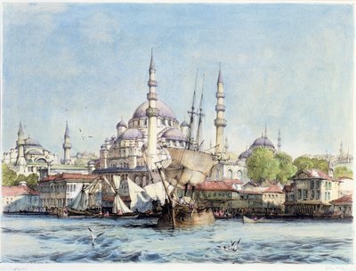 Yeni Jami a St. Sophia ze Zlatého rohu, deska 9 z 