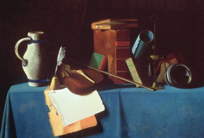 Stolní deska s houslemi od John Frederick Peto