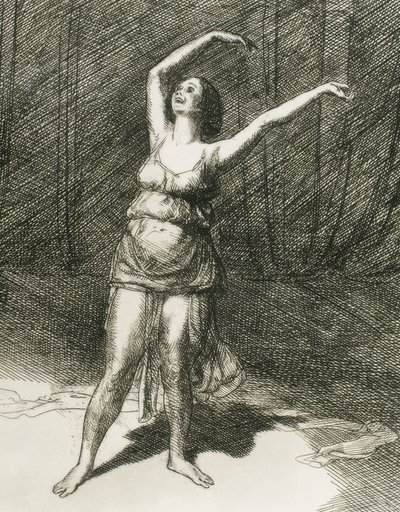 Isadora Duncanová od John French Sloan