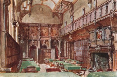 Alžbětinský sál v budově Charterhouse od John Fulleylove