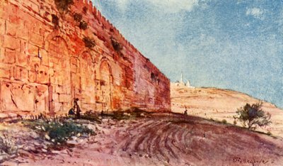 Jeruzalém. - Trojitá brána chrámové oblasti, 1902. od John Fulleylove