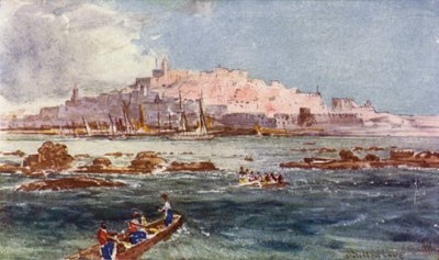 Joppa, z moře (barva litho) od John Fulleylove