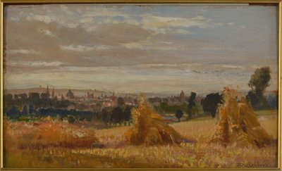 Oxford (olej na panelu) od John Fulleylove