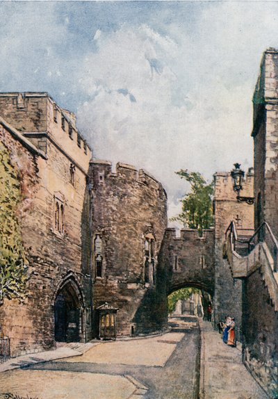 Bloody Tower and Jewel House (Wakefield Tower), při pohledu na východ od John Fulleylove