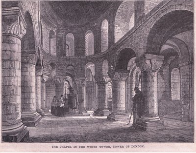 Kaple v Bílé věži, Tower of London od John Fulleylove