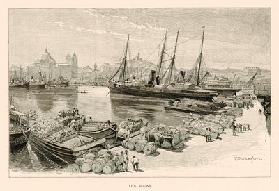 Doky (litho) od John Fulleylove