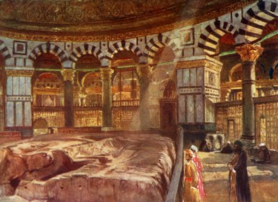 Svatá skála pod skalním dómem, 1902. od John Fulleylove