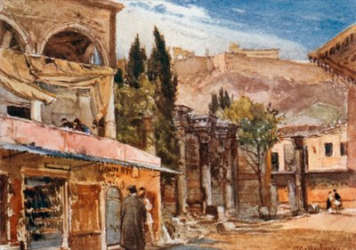 Hadriánova stoa od John Fulleylove