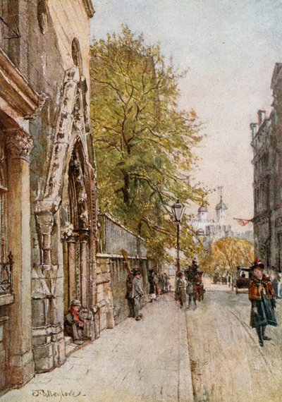 Tower of London z Great Tower Street od John Fulleylove
