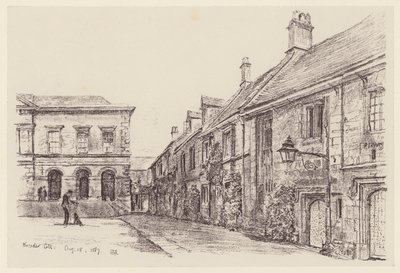 Worcester College (litografie) od John Fulleylove