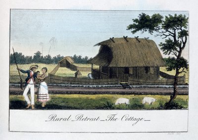 Venkovské útočiště, Chata, 1813 od John Gabriel Stedman