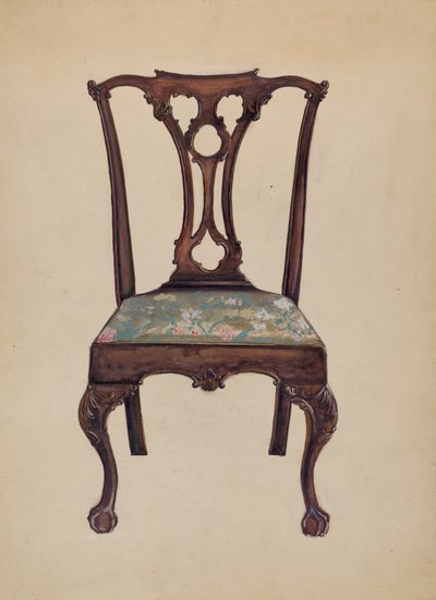 Chippendale boční židle od John Garay