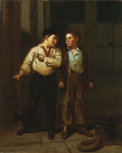Spor o území, od John George Brown