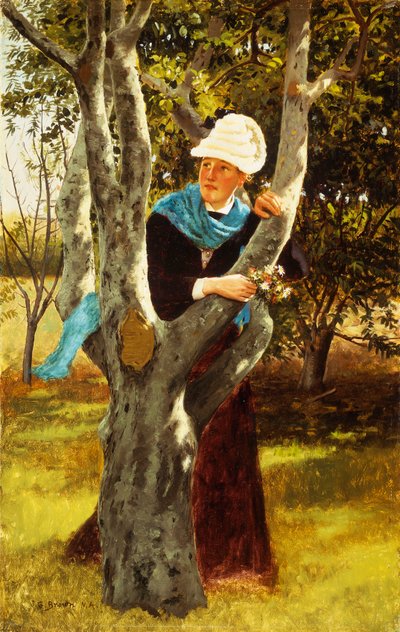 Mezi stromy, od John George Brown