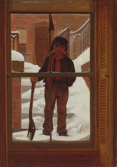 Mohu shodit ze sněhu?, 1871 od John George Brown