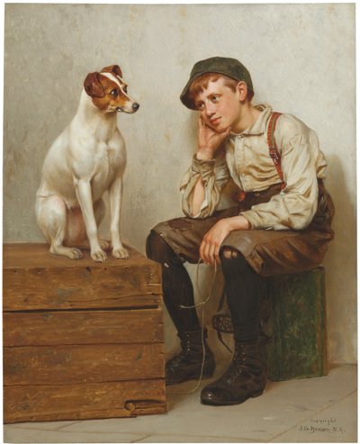 Vzájemný obdiv, 1898 od John George Brown