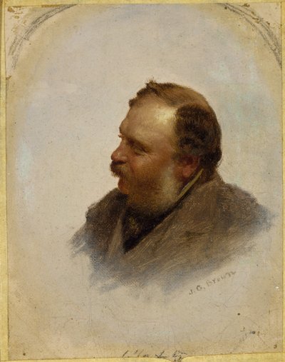 Portrét Williama Branda, c. 1862 od John George Brown