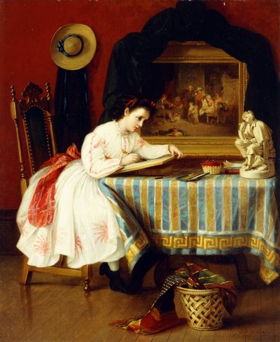 Mladý umělec, 1867 od John George Brown