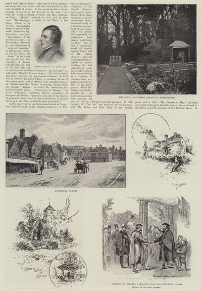 Alfred, Baron Tennyson, laureát básníka od John Gilbert