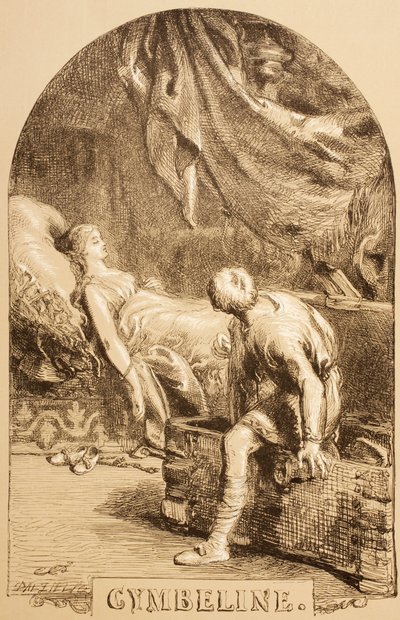 Ilustrace pro Cymbeline, z 