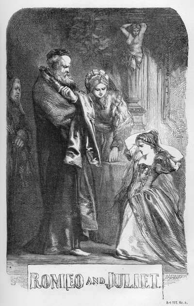 Romeo a Julie od Williama Shakespeara od John Gilbert