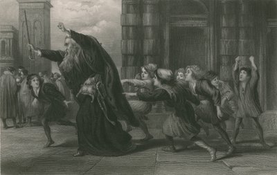Shylock po procesu, kupec benátský od John Gilbert