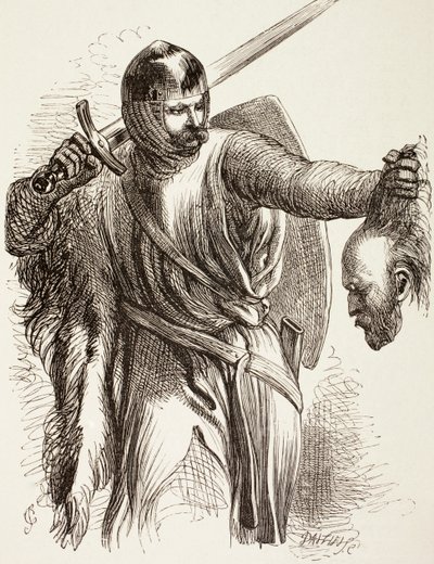 Bastard s hlavou Rakouska, 1890 od John Gilbert