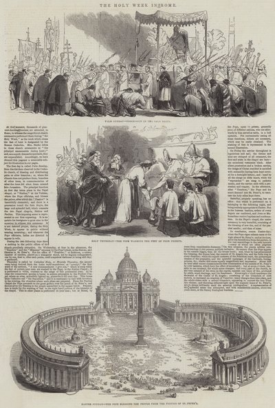 Svatý týden v Římě od John Gilbert