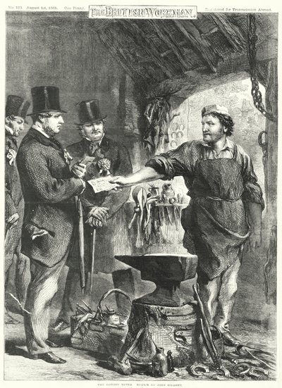 Čestný volič (rytina) od John Gilbert