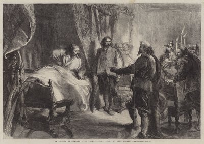 Zabavení Karla I. v Holmby-House od John Gilbert