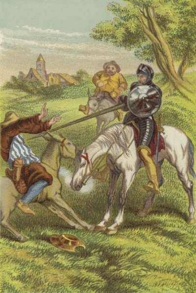 Dobrodružství Mambrinovy helmy (chromolitho) od John Gilbert