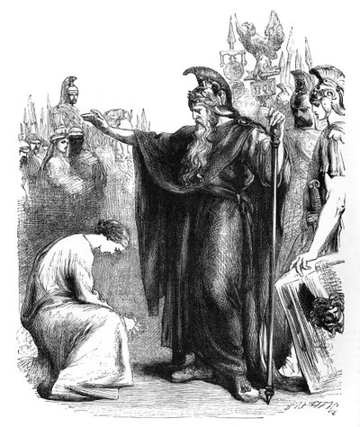 Titus Andronicus od Williama Shakespeara od John Gilbert