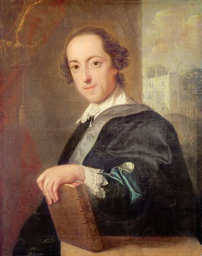 Portrét Horatio Walpole, 4. hrabě z Oxfordu, 1754 od John Giles Eckhardt