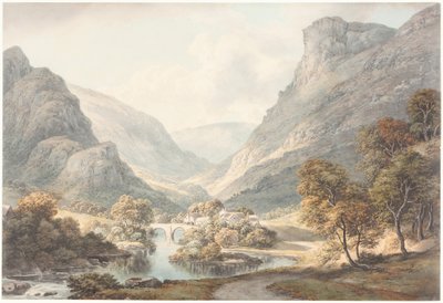 Pohled na Dovedale od John Glover